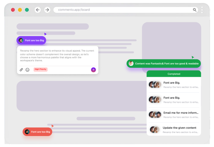 Comment on any live URL, nothing to install