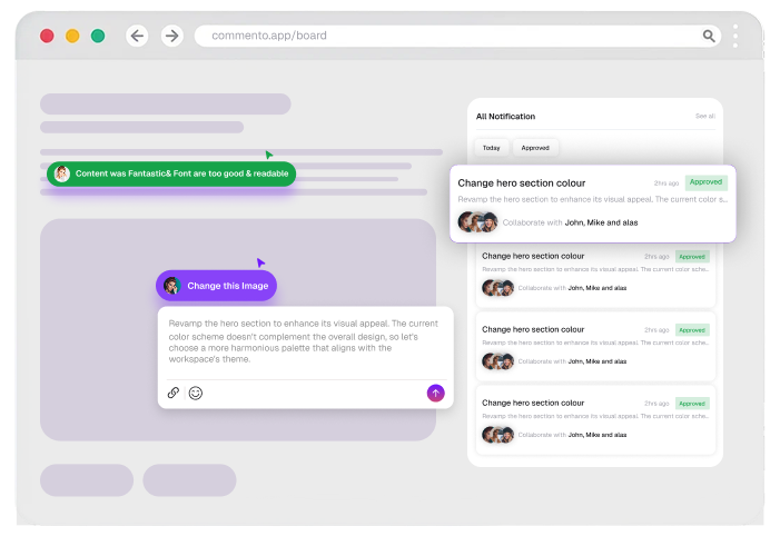 Feedback on the live campaign