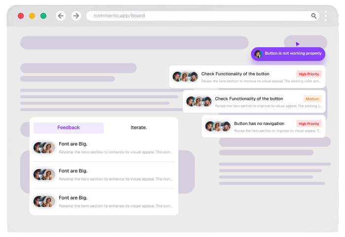Capture feedback with full context